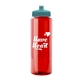 32 oz The Guzzler Transparent Color Sport Bottle