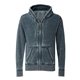 aerial view a vintage navy j. america - vintage zen fleece full - zip hooded sweatshirt - colors, image 1 of 3