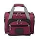 aerial view a burgundy convertible duffel cooler - 12 can cooler bag, image 1 of 2