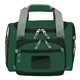 aerial view a green convertible duffel cooler - 12 can cooler bag, image 1 of 2
