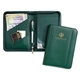 aerial view a green jr. leatherette padfolio, image 1 of 3