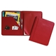 aerial view a red conference leatherette padholder, image 1 of 2
