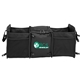aerial view a black tailgater cooler trunk organizer, image 1 of 3