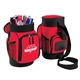 a red round cooler caddy jr. - 6 can