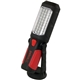 aerial view a red magnetic led worklight, image 1 of 5