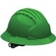 aerial view a green evolution(tm) 6161 full brim hard hat, image 1 of 2