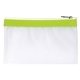 a pearl white / lime the pearl tote cosmetic bag