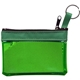 aerial view a green 8 pieces rainbow first aid pouch, image 1 of 2