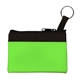 a lime/black summer breeze zip purse