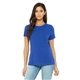 aerial view a true royal bella + canvas ladies relaxed jersey short - sleeve t - shirt - all, image 1 of 3