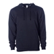 aerial view a classic navy independent trading co. - unisex midweight hooded sweatshirt, image 1 of 4
