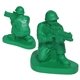 aerial view a green army man green - stress reliever, image 1 of 2