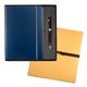 aerial view a navy leeman tuscany(tm) journal and executive stylus pen set, image 1 of 2