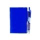 aerial view a translucent blue clear - view jotter notebook pen 3.375 x 4.125, image 1 of 3