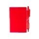 aerial view a translucent red clear - view jotter notebook pen 3.375 x 4.125, image 1 of 3