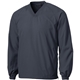 aerial view a graphite grey sport - tek(r) v - neck raglan wind shirt - colors, image 1 of 3