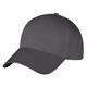 aerial view a gray 100 cotton twill 6 panel price buster cap, image 1 of 2
