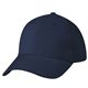aerial view a navy 100 brushed cotton twill price buster cap, image 1 of 2