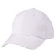 aerial view a white 100 brushed cotton twill price buster cap, image 1 of 2