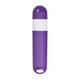 aerial view a translucent purple with white trim lip balm and sunstick, image 1 of 2
