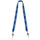 3/4 Heavy Weight Satin Lanyard With Double J - Hooks