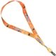 3/4 Heavy Weight Satin Sublimination Lanyard with bulldog clips or plastic D - rings