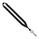 3/4 Polyester Lanyard with Metal Crimp Retractable Badge Reel