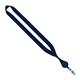 3/4 Polyester Lanyard with Metal Crimp Retractable Badge Reel