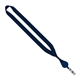 3/4 Polyester Lanyard with Metal Crimp Retractable Badge Reel