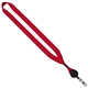 3/4 Polyester Lanyard with Metal Crimp Retractable Badge Reel