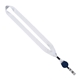 3/4 Polyester Lanyard with Metal Crimp Retractable Badge Reel