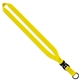 3/4 Polyester Lanyard with Slide Buckle Release Split - Ring