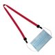 3/4 Polyester Mask Keeper with Plastic Bulldog Clips