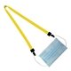 3/4 Polyester Mask Keeper with Plastic Bulldog Clips