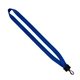 3/4 Smooth Nylon Lanyard with Plastic Clamshell Swivel Snap Hook