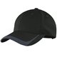aerial view a black/ graphite sport - tek(r) pique colorblock cap, image 1 of 3
