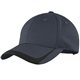 aerial view a graphite/ black sport - tek(r) pique colorblock cap, image 1 of 3