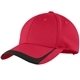 aerial view a true red/ black sport - tek(r) pique colorblock cap, image 1 of 3