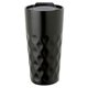 aerial view a black nile 15 oz ceramic travel tumbler, image 1 of 2