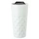 aerial view a white nile 15 oz ceramic travel tumbler, image 1 of 2