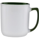 aerial view a green 17 oz duo - tone noble mug, image 1 of 2