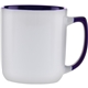aerial view a blue 17 oz duo - tone noble mug, image 1 of 2