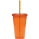 aerial view a orange 16 oz color carnival cup collection, image 1 of 4