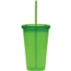 aerial view a green 16 oz color carnival cup collection, image 1 of 4