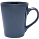 aerial view a blue serenity cafe 14 oz ceramic coffee mug, image 1 of 2