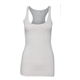 aerial view a white fleck triblend bella + canvas - womens triblend racerback tank - colors, image 1 of 3