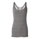 aerial view a grey triblend bella + canvas - womens triblend racerback tank - colors, image 1 of 3