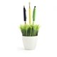 aerial view a white kikkerland grass pen stand, image 1 of 2