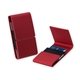 aerial view a red moma red magnetic card case faux leather 18 business, image 1 of 2