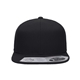 aerial view a black flexfit - 110(r) snapback cap - colors, image 1 of 3